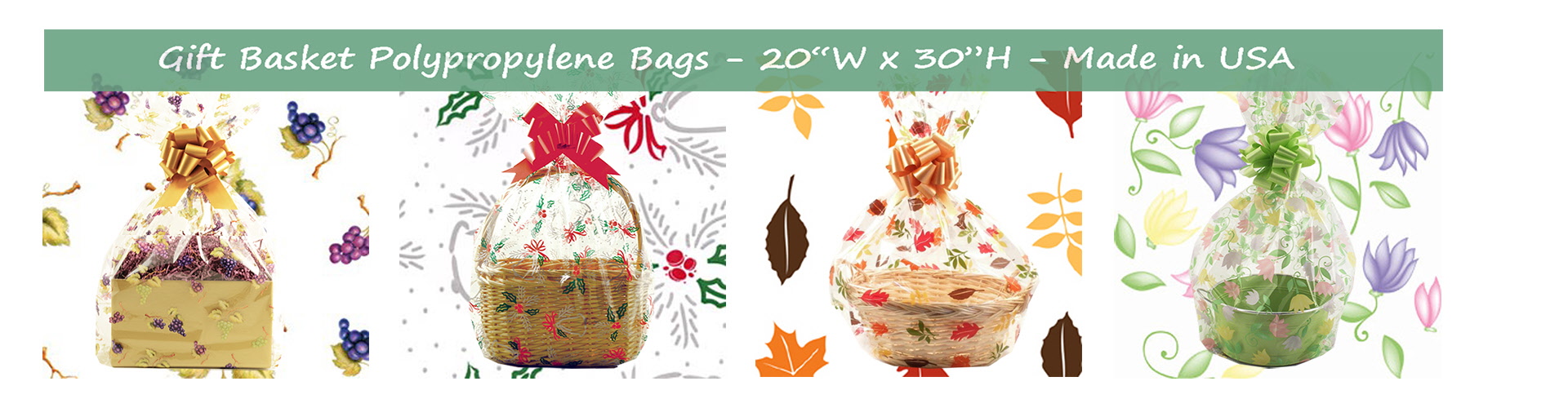 Polypropylene Basket Bags