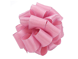 Colonial Rose Pink Satin Double Face Ribbon (1 1/2 x 50 Yards