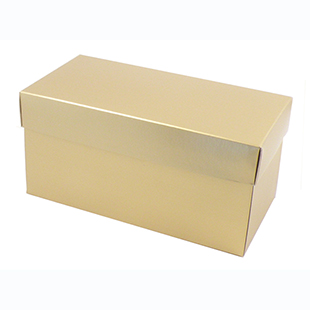 Gold Metallic Lid - 12 x 6 x 2 | 1825512615L